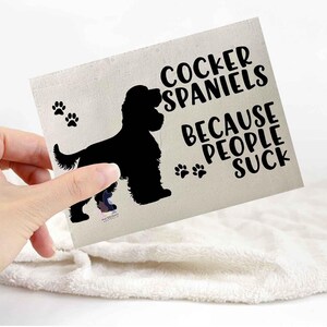 Cocker spaniel sticker | dog lover car bumper stickers | dog breed laptop decals