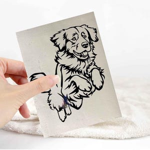Golden retriever sticker | dog lover car bumper stickers | dog breed laptop decals