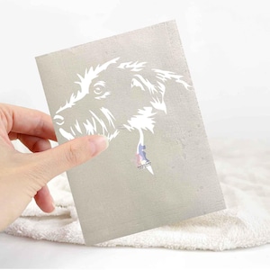 Irish wolfhound sticker | dog lover car bumper stickers | dog breed laptop decals