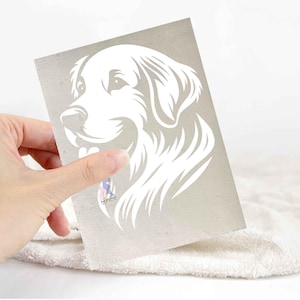 Golden retriever sticker | dog lover car bumper stickers | dog breed laptop decals