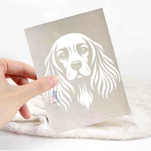 Cocker spaniel sticker | dog lover car bumper stickers | dog breed laptop decals
