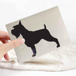 Schnauzer sticker | dog lover car bumper stickers | dog breed laptop decals