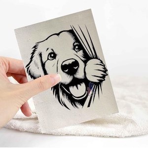 Golden retriever sticker | dog lover car bumper stickers | dog breed laptop decals