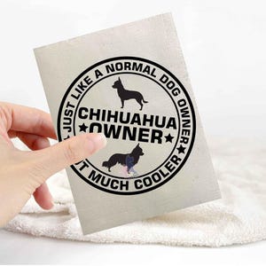 Chihuahua sticker | dog lover car bumper stickers | dog breed laptop decals