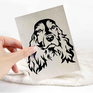 Cocker spaniel sticker | dog lover car bumper stickers | dog breed laptop decals