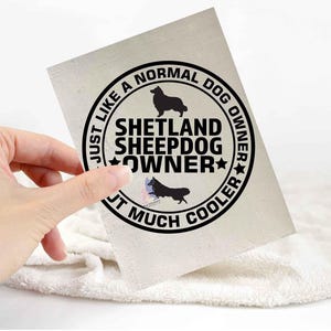 Shetland sheepdog sticker | dog lover car bumper stickers | dog breed laptop decals