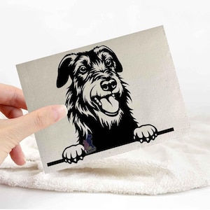 Irish wolfhound sticker | dog lover car bumper stickers | dog breed laptop decals