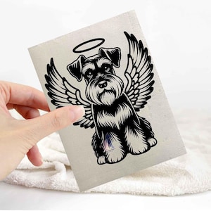 Miniature schnauzer sticker | dog lover car bumper stickers | dog breed laptop decals