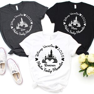 Custom Disney Vacation 2025 Family Shirts, Making Family Memories shirts, Disney Squad Shirts, Family Disney Shirts,Disney 2025 Family Shirt