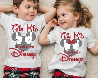 Custom Disney Family Trip 2026 Shirt - This Kid is Going to Disney World Tee, Personalized Mickey Minnie Vacation Outfit