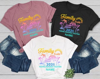 Matching Family Cruise Shirts: Custom Fish Design (Personalized, Soft Cotton)