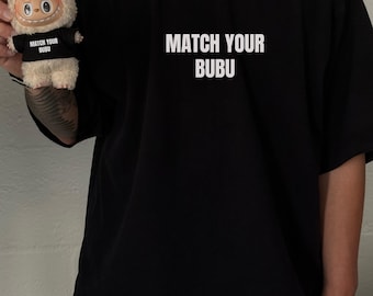 Custom Matching Labubu Shirt – Unisex T-Shirt - Personalized Design, Choose Your Character, Unique Streetwear Gift, Made to Order Tee