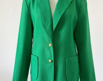 Women's Vintage Kelly Green Blazer