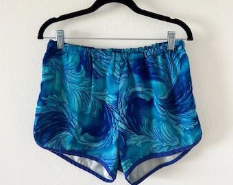 Vintage herrblå tropiska shorts från Take Hawaii