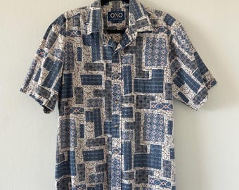 Camisa hawaiana vintage Ono de Liberty House para hombre.