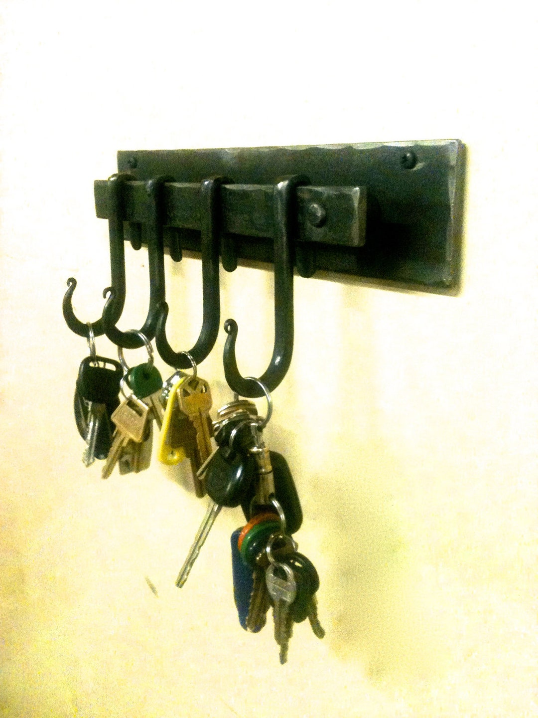 Small Wall Pot Rack, Key Holder - Made in USA - Etsy