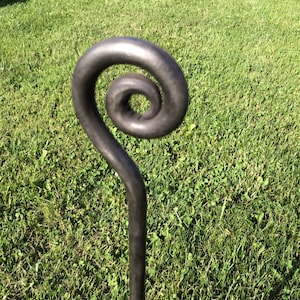 Garden Stake, hand forged by blacksmith - made in USA