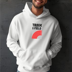 Track and Field Hoodie, Track and Field Pullover Gift, Track Hoodie for Teen, Hoodie for Track and Field Athletes, Athlete Apparel for Track