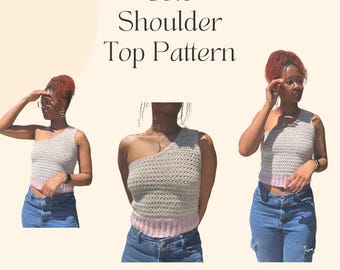 Patroon solo schoudertop