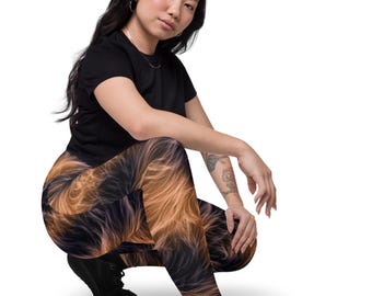 Princess Donut Cosplay Tortoiseshell Pattern Leggings with Pockets – Dungeon Crawler Carl Costume