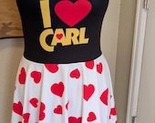 Dungeon Crawler Carl I <3 Carl Hearts Skater Dress, Princess Donut Fan Apparel better than boxers