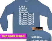 MONGO!  Back to the Bar! 2-sided long-sleeve T-shirt Dungeon Crawler Carl Growler Gary