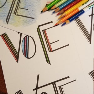 Imprima seu próprio cartão postal de eleitor