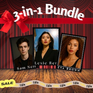 Actor Comp Card Template Bundle, Editable Resume (Digital Download)