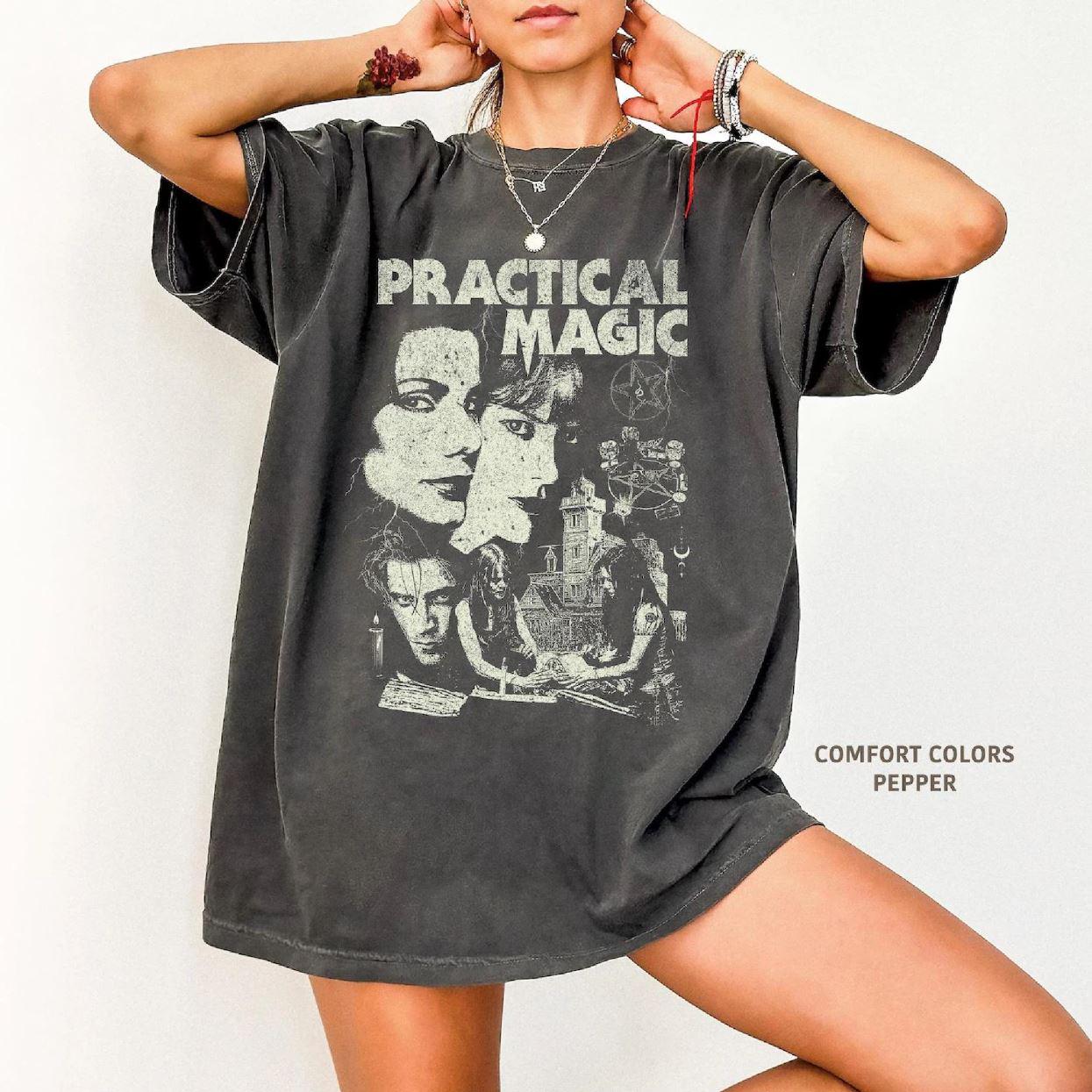 Vintage Practical Magic Comfort Colors Shirt, Witch Shirt, Retro Horror Shirt, Scary Movie Shirt, Horror Movie Tshirt, Billy Loomis Shirt
