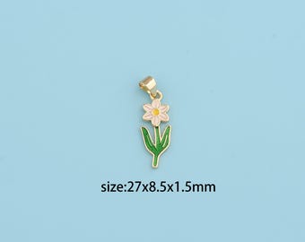 18K Gold Filled Daffodil Pendant,Floral pendant,Birth Flower Jewelry,Nature Inspired Flower Necklace,Mothers Day Gift Jewellery,Gift For Her