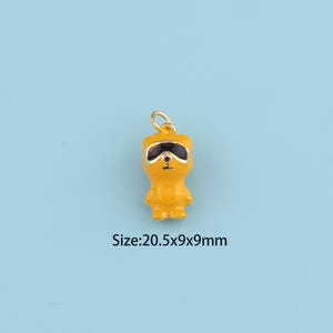 18K Gold Filled little raccoon Necklace,Enamel Dainty little raccoon pendant,Animal Gift,Gift for Christmas,Gift for Her,Gift for Mom