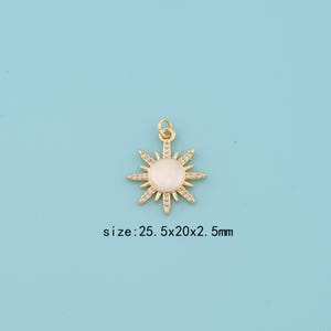 18K Gold Filled polar star Pendant,Dainty Celestial Jewelry,CZ polar star Charm Necklace,,Suitable For Jewelry Accessories