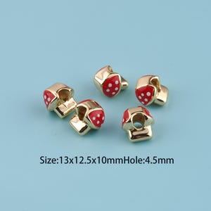 18K guldfyllda svampspacerpärlor, svampspacerpärlor, spacerpärlberlock, DIY armband halsband smycken perforerad pärla