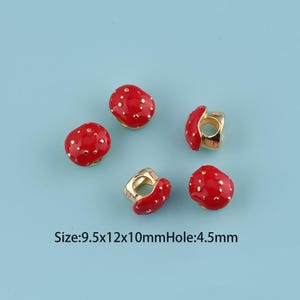18K guldfyllda svampspacerpärlor, svampspacerpärlor, spacerpärlberlock, DIY armband halsband smycken perforerad pärla