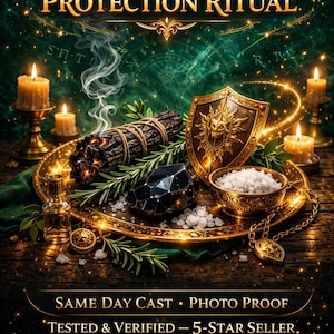 HECHIZO DE PROTECCIÓN PURO Y FUERTE, mantente a salvo, mantente protegido, cúbrete de todo mal, protégete.