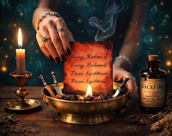 Vela ritual de regreso al remitente, reversión de energía maligna