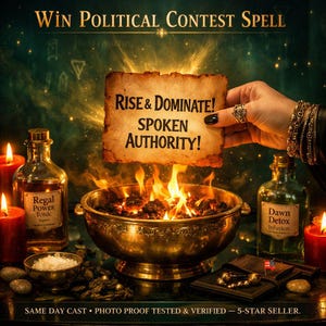 GANA CONCURSOS POLÍTICOS rituales, consigue esa posición que deseas, conviértete en el próximo líder.