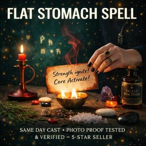 FLAT STOMACH SPELL, get your dream body , be in shape , figure 8 , tone body