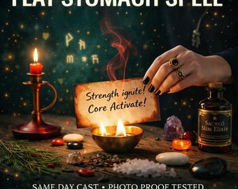 FLAT STOMACH SPELL, get your dream body , be in shape , figure 8 , tone body