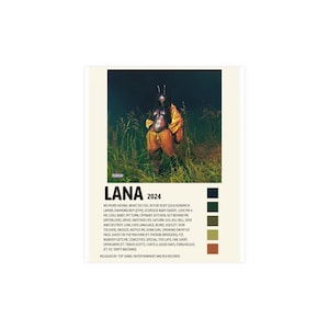 SZA LANA 2024 Matte Poster