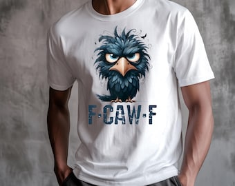 Black Crow F, Caw F, Funny Bird Dance Cool, Present Love, Long Sleeve, FOR Tshirt, SVG, FOR man,