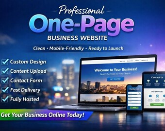 Sitio web profesional personalizado - ENTREGA EN 24-72 HORAS