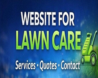 Sitio web personalizado para el cuidado del césped. 3 páginas. Entrega en 48-72 horas.
