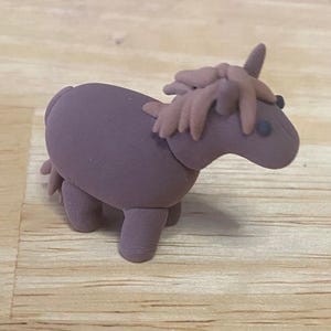 Handmade Clay Horse – Animal Sculpture, Artisan Gift for Horse Lovers