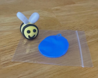 Handgemachte Ton – Honigbiene / Tierskulptur, Kunsthandwerkliches Geschenk für Elefantenliebhaber