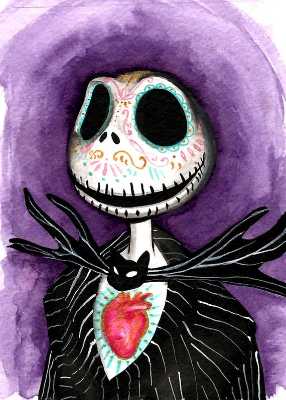 Jack Skellington Day of the Dead Art 