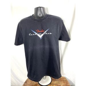 Fender Custom Shop Logo T-Shirt Black Size L bild 1