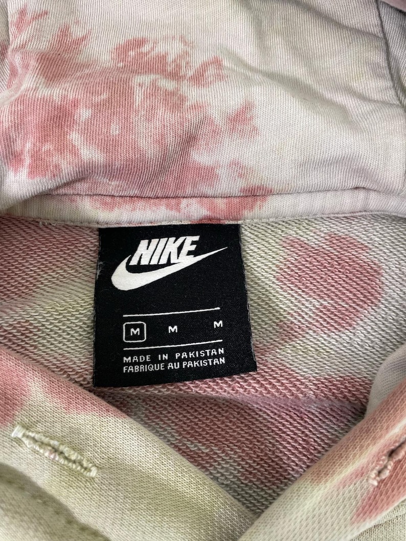 Nike Tie Dye Hoodie Medium Pullover image 6