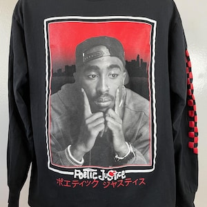 Tupac Poetic Justice Long Sleeve Shirt XL 2020 Rap Tee