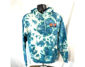 Tie Dye Death Valley Hoodie Cactus Graphic L